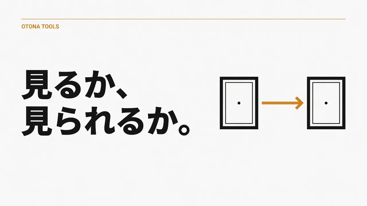 ライブチャットは「見る」と「見られる」で熱が違う｜待機は映像、2ショットは視線